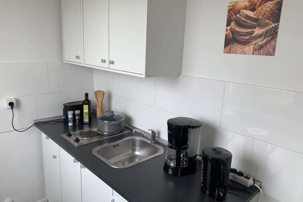 1 Zi-Whg, Netflix, Wifi, Kueche, 15Min Zum Zentrum Leipzig Dış mekan fotoğraf